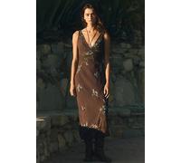 Meet Again Midi Dress at Free People in Double Espresso, Size: Large - female