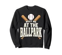 Meet At The Baseball Bats Sport Sweatshirt