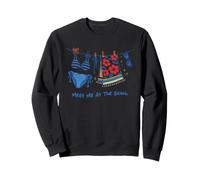 Meet At The Beach Coastal Summer Funny Vacation Aesthetic Sweatshirt
