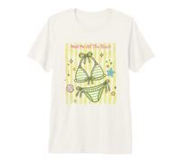 Meet At The Beach Preppy Bikini Coastal Summer Aesthetic Premium T-Shirt