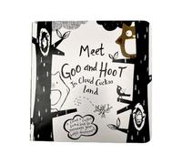 Meet Goo and Hoot Baby Board Book - Visually Stimulating - Encourages Bonding - Inspired by Nature - Kind to the Planet