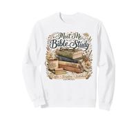 Meet Me at Bible Study Coffee Scripture Sisterhood Sweatshirt