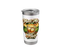 Meet Me at the 19th Hole Funny Golf Golfer Golfing Humor Stainless Steel Insulated Tumbler
