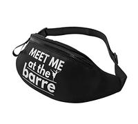 Meet Me at The Barre Waist Bag Men's and Women's Adjustable Travel Chest Pack Outdoor Running Waist Bag