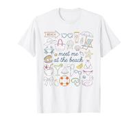 Meet Me At The Beach Summer Vacation Vibes T-Shirt