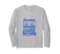 Meet Me at The Bookstore Cute Cozy Bookshop Reader Bookworm Long Sleeve T-Shirt