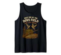 Meet Me at The Dove Field Camo Hunting Season Dove Hunter Tank Top