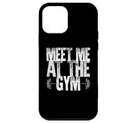 Meet Me At The Gym Funny Fitness Design Case for iPhone 12 mini