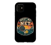 Meet Me At The Net - Funny Padel Pun Match Case for iPhone 11
