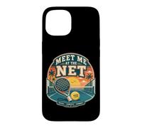 Meet Me At The Net - Funny Padel Pun Match Case for iPhone 15