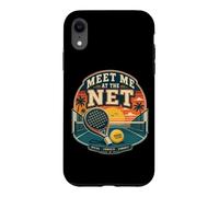 Meet Me At The Net - Funny Padel Pun Match Case for iPhone XR