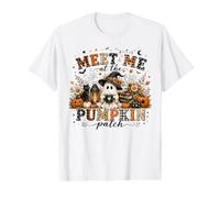Meet Me At the Pumpkin Patch Harvest Feel Golden Farm Fresh Value Graphic T-Shirt