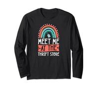Meet Me At The Thrift Store Boho Bohemian Rainbow Long Sleeve T-Shirt