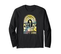Meet Me At The Thrift Store Boho Bohemian Rainbow Long Sleeve T-Shirt