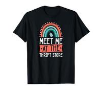Meet Me At The Thrift Store Boho Bohemian Rainbow T-Shirt