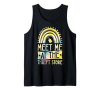 Meet Me At The Thrift Store Boho Bohemian Rainbow Tank Top