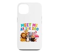 Meet Me At The Zoo Animal Lover Wildlife Explorer Family Case for iPhone 13