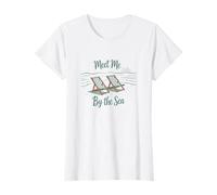 Meet Me By The Sea, Beach Seaside Serenity, Coastal Getaway T-Shirt