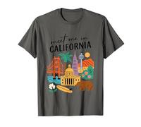 Meet Me in California Iconic Landmarks Travel T-Shirt