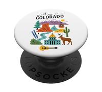 Meet Me In Colorado Mountains Nature Scenic PopSockets Adhesive PopGrip