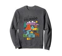Meet Me In Colorado Mountains Nature Scenic Sweatshirt