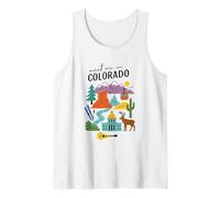 Meet Me in Colorado Mountains Nature Scenic Tank Top