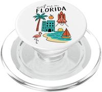 Meet Me In Florida Palm Beach Rocket PopSockets PopGrip for MagSafe
