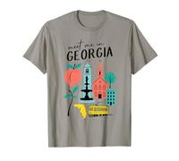 Meet me in Georgia - Cute US State Travel Retro Design Women T-Shirt