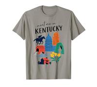 Meet me in Kentucky - Cute US State Travel Retro Design T-Shirt