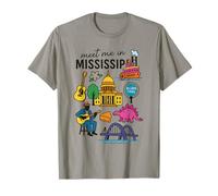 Meet me in Mississippi - Cute US State Travel Retro Design T-Shirt