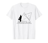 Meet Me in Montauk NY Value Graphic T-Shirt, Men, White, S