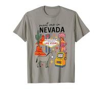 Meet me in Nevada - Cute US State Travel Retro Design Women T-Shirt