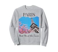 Meet Me in Paris "Meet Me at the Tower" French Eiffel Tower Sweatshirt