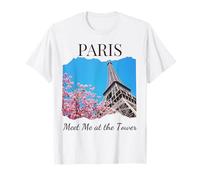 Meet Me in Paris "Meet Me at the Tower" French Eiffel Tower T-Shirt