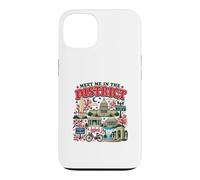 Meet Me in The District Vintage Washington DC Landmarks Case for iPhone 13