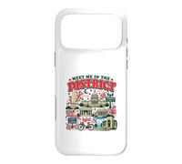 Meet Me in The District Vintage Washington DC Landmarks Case for iPhone 17 Pro Max