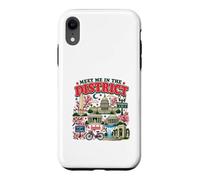 Meet Me in The District Vintage Washington DC Landmarks Case for iPhone XR