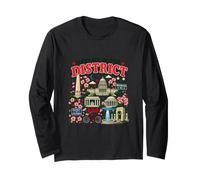 Meet Me in The District Vintage Washington DC Landmarks Long Sleeve T-Shirt