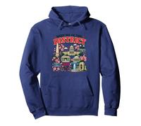 Meet Me in The District Vintage Washington DC Landmarks Pullover Hoodie
