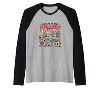 Meet Me in The District Vintage Washington DC Landmarks Raglan Baseball Tee
