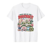 Meet Me in The District Vintage Washington DC Landmarks Value Graphic T-Shirt