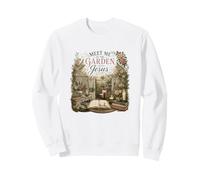Meet Me in the Garden with Jesus Christian Design Sweatshirt