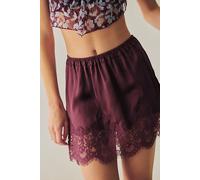 Meet Me In The Middle Mini Slip Skirt by Intimately at Free People in Shiraz, Size: Small - female