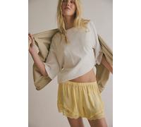 Meet Me In The Middle Tap Shorts by Intimately at Free People in Double Butter, Size: Medium - female
