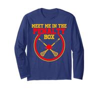 Meet Me In The Penalty Box Lacrosse Attack Player Long Sleeve T-Shirt