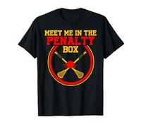 Meet Me In The Penalty Box Lacrosse Attack Player T-Shirt