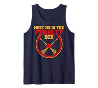 Meet Me In The Penalty Box Lacrosse Attack Player Tank Top