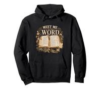 Meet Me in the Word Christian Bible Study Design Pullover Hoodie