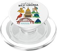 Meet Me In West Virginia Adventure PopSockets PopGrip for MagSafe