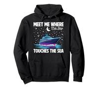 Meet Me Where The Sky Touches The Sea Cruise Vacation Pullover Hoodie